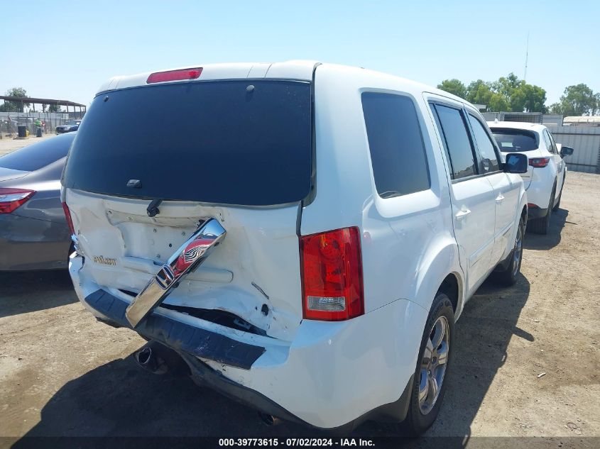 2015 Honda Pilot Se VIN: 5FNYF3H31FB024593 Lot: 39773615