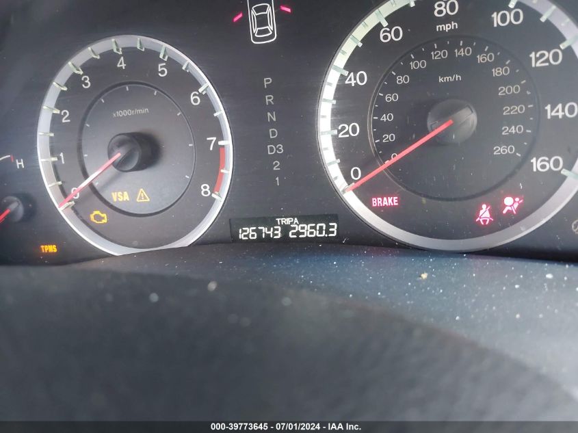 2009 Honda Accord 2.4 Ex-L VIN: 1HGCS12829A001918 Lot: 39773645