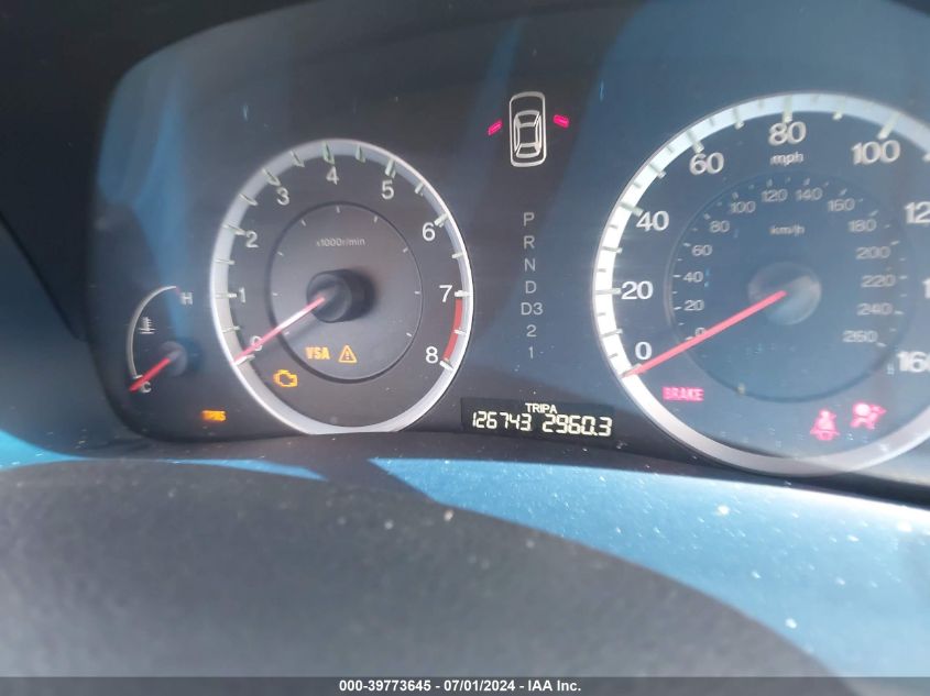 2009 Honda Accord 2.4 Ex-L VIN: 1HGCS12829A001918 Lot: 39773645