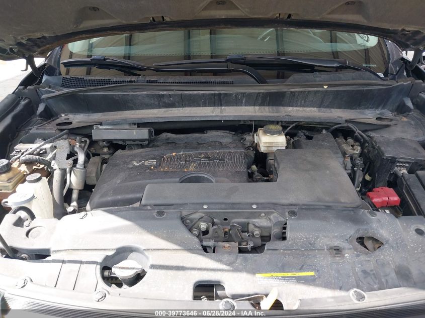 2017 Nissan Pathfinder Sv VIN: 5N1DR2MM1HC651532 Lot: 39773646