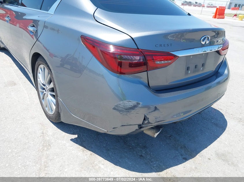 VIN JN1EV7AP8JM590179 2018 INFINITI Q50 3.0T LUXE