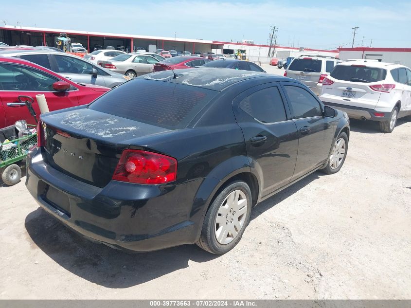 1C3CDZABXCN200787 2012 Dodge Avenger Se