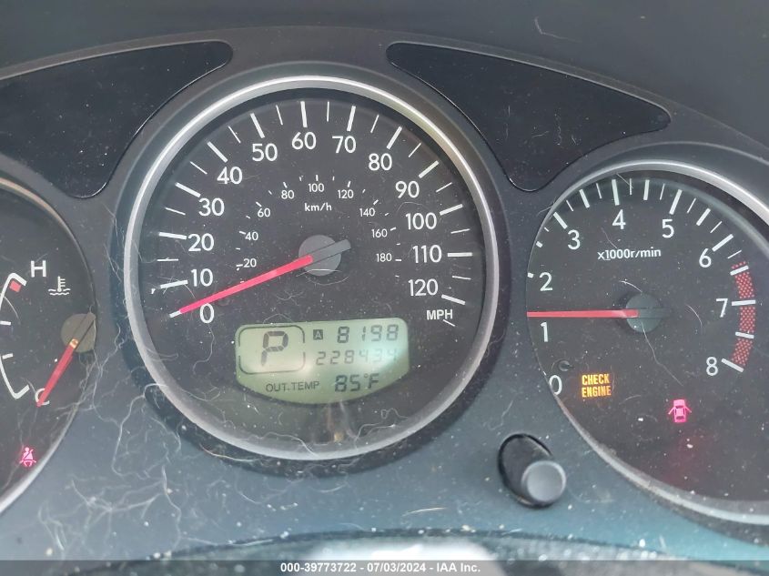 2006 Subaru Forester 2.5X VIN: JF1SG636X6H734538 Lot: 39773722