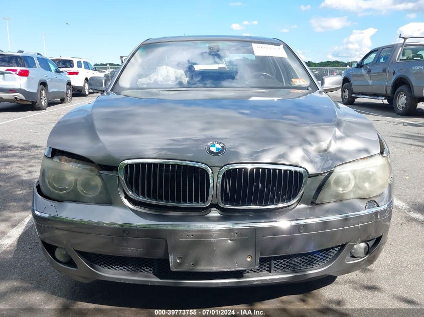 2006 BMW 750Li VIN: WBAHN83596DT39638 Lot: 39773755