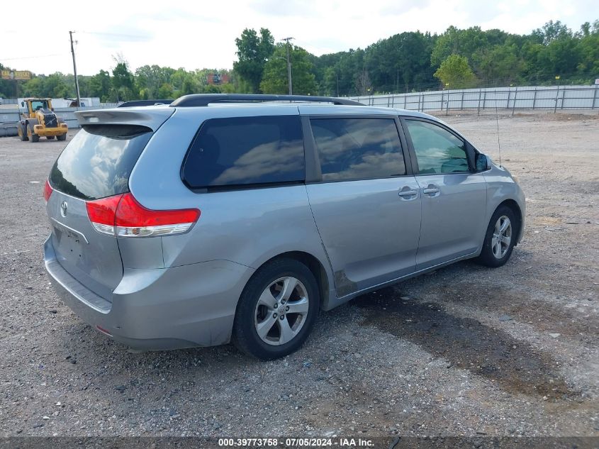 2011 Toyota Sienna Le V6 Auto Access Seat VIN: 5TDKK3DC4BS080170 Lot: 39773758