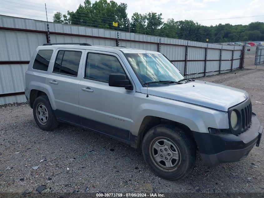 2014 Jeep Patriot Sport VIN: 1C4NJPBAXED572968 Lot: 39773759