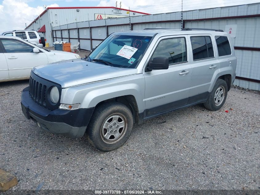 2014 Jeep Patriot Sport VIN: 1C4NJPBAXED572968 Lot: 39773759