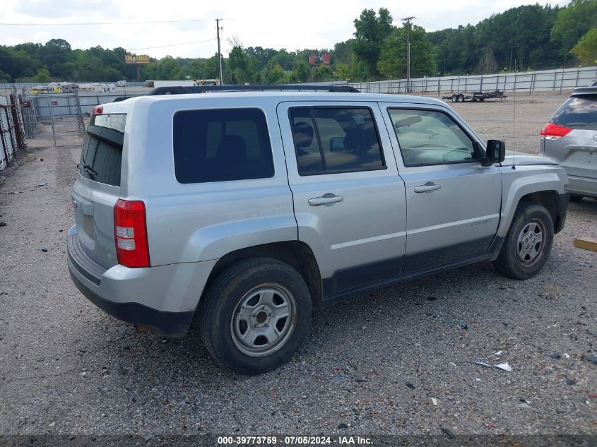 2014 Jeep Patriot Sport VIN: 1C4NJPBAXED572968 Lot: 39773759