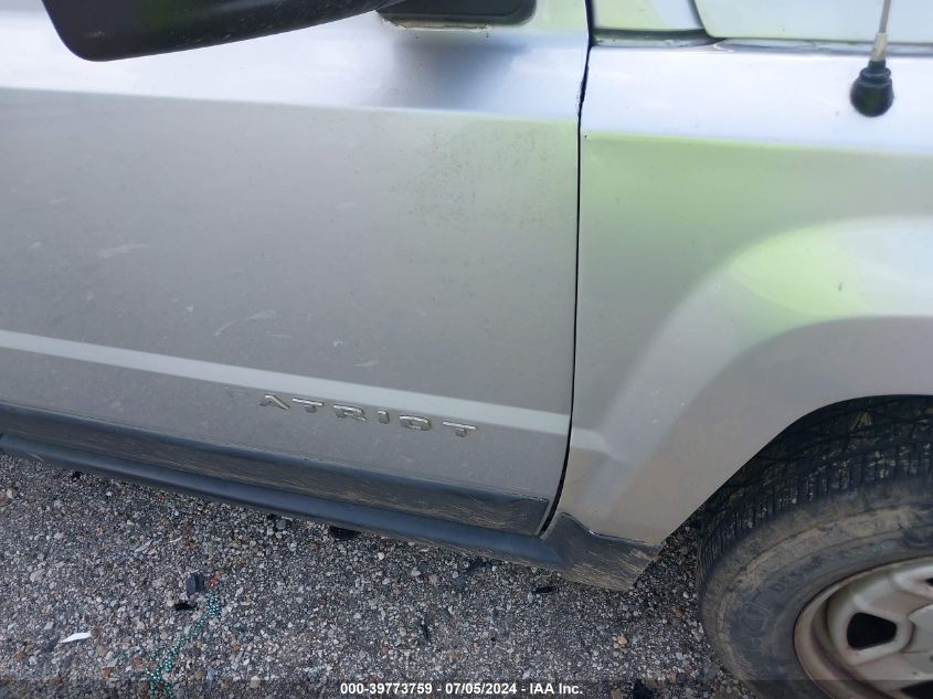 2014 JEEP PATRIOT SPORT - 1C4NJPBAXED572968