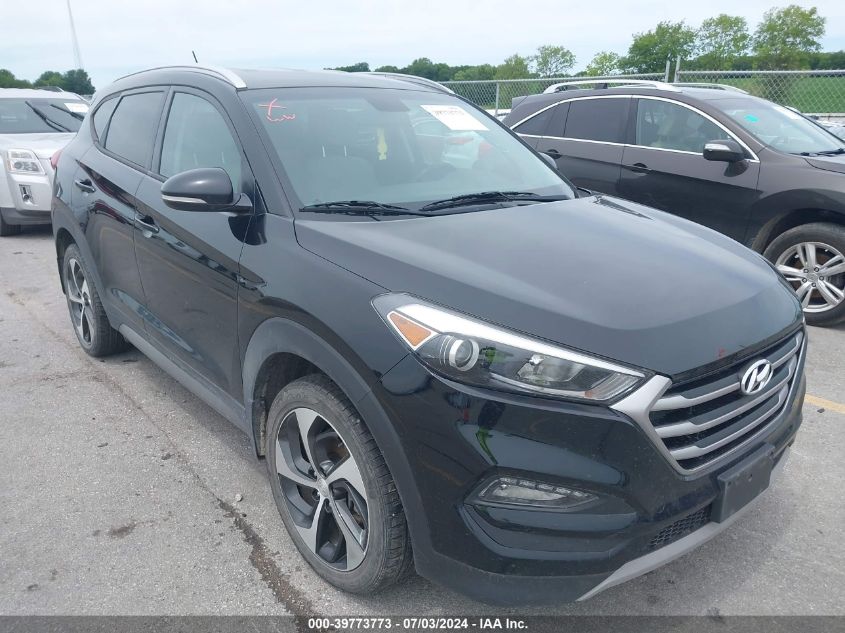 2017 Hyundai Tucson Sport VIN: KM8J3CA21HU343171 Lot: 39773773