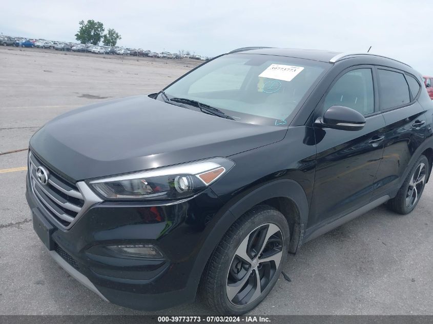 2017 Hyundai Tucson Sport VIN: KM8J3CA21HU343171 Lot: 39773773