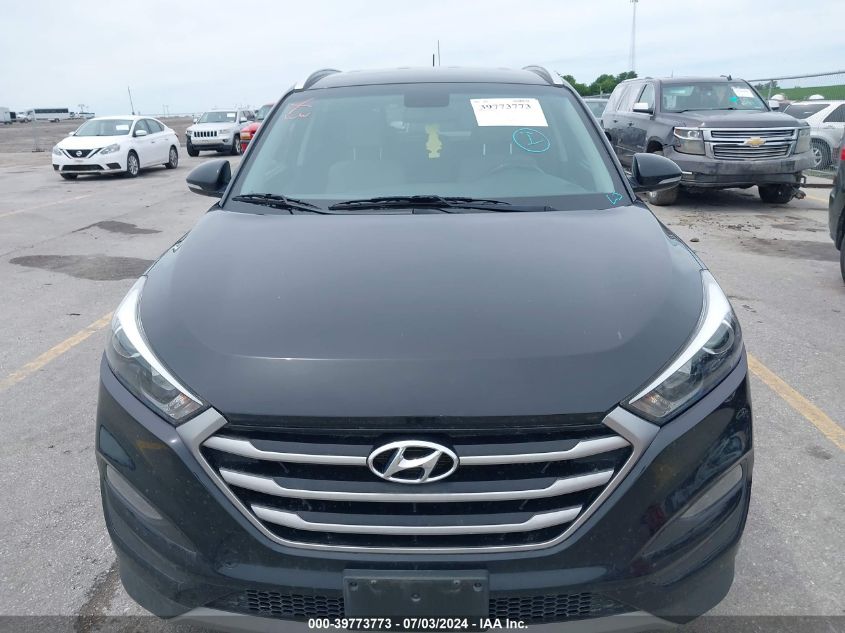 2017 Hyundai Tucson Sport VIN: KM8J3CA21HU343171 Lot: 39773773