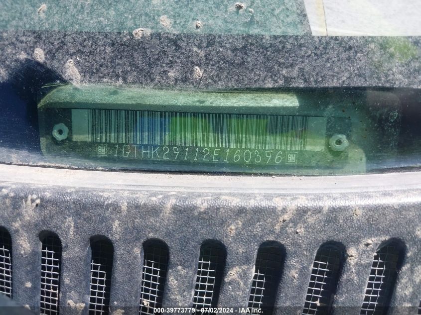 2002 GMC Sierra 2500Hd Sle VIN: 1GTHK29112E160396 Lot: 39773779
