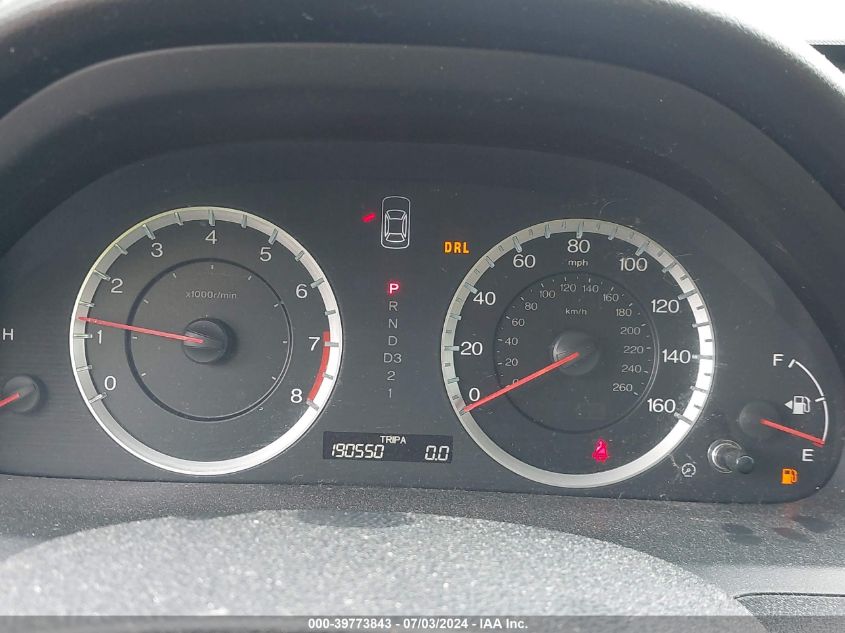 2011 Honda Accord 2.4 Lx-P VIN: 1HGCP2F41BA075304 Lot: 39773843