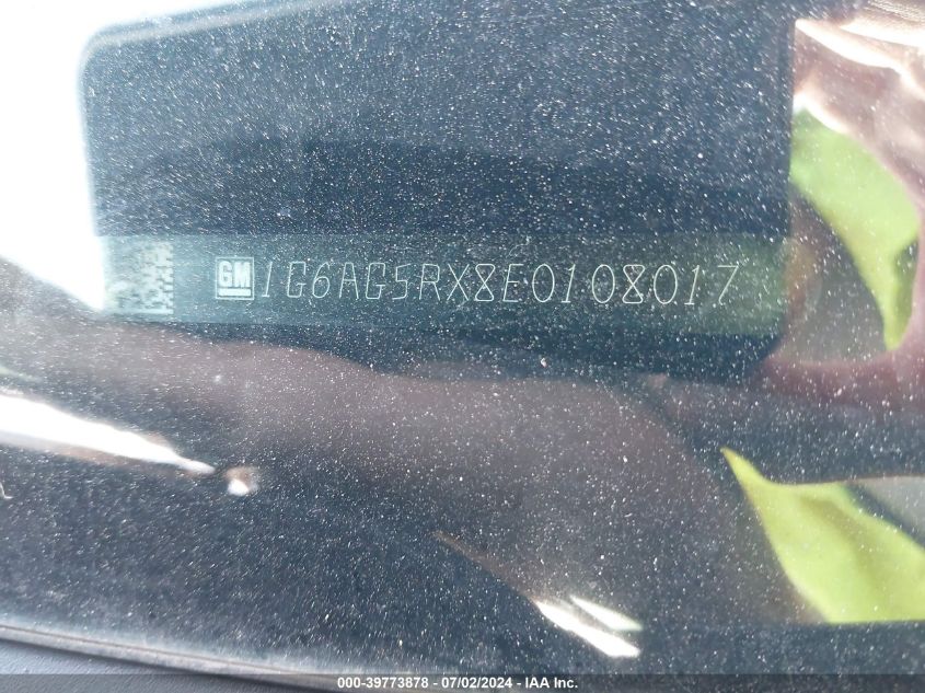 2014 Cadillac Ats VIN: 1G6AG5RX8E0108017 Lot: 39773878