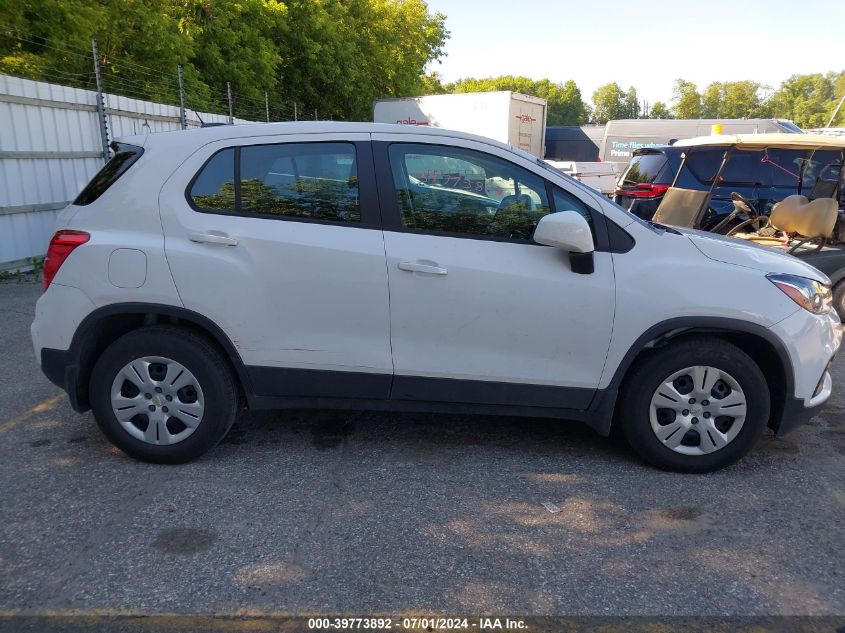 2019 Chevrolet Trax Ls VIN: 3GNCJKSB8KL122364 Lot: 39773892