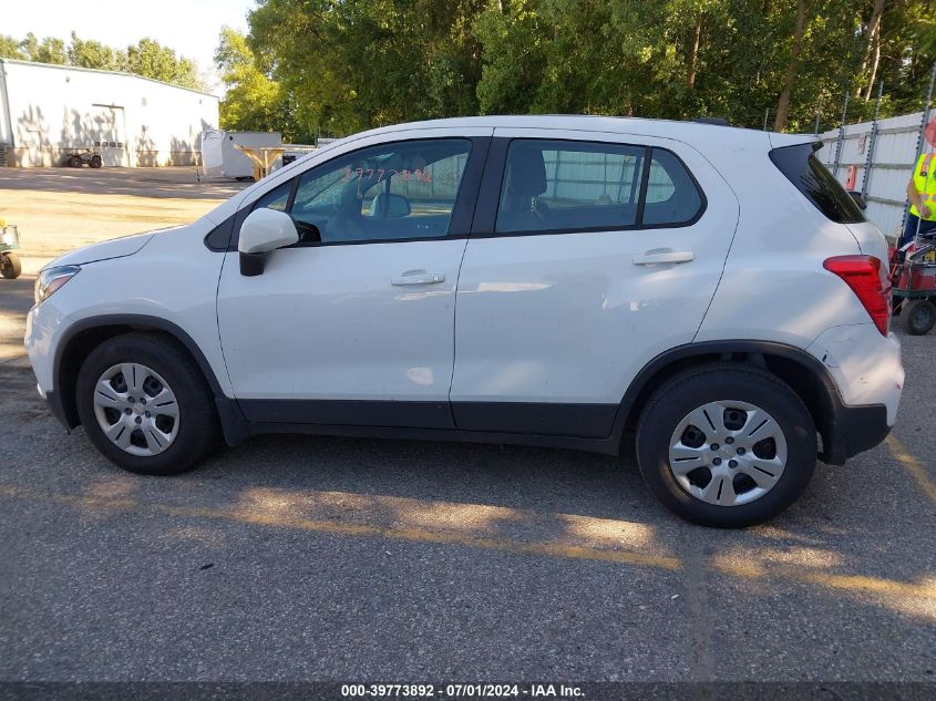 2019 Chevrolet Trax Ls VIN: 3GNCJKSB8KL122364 Lot: 39773892