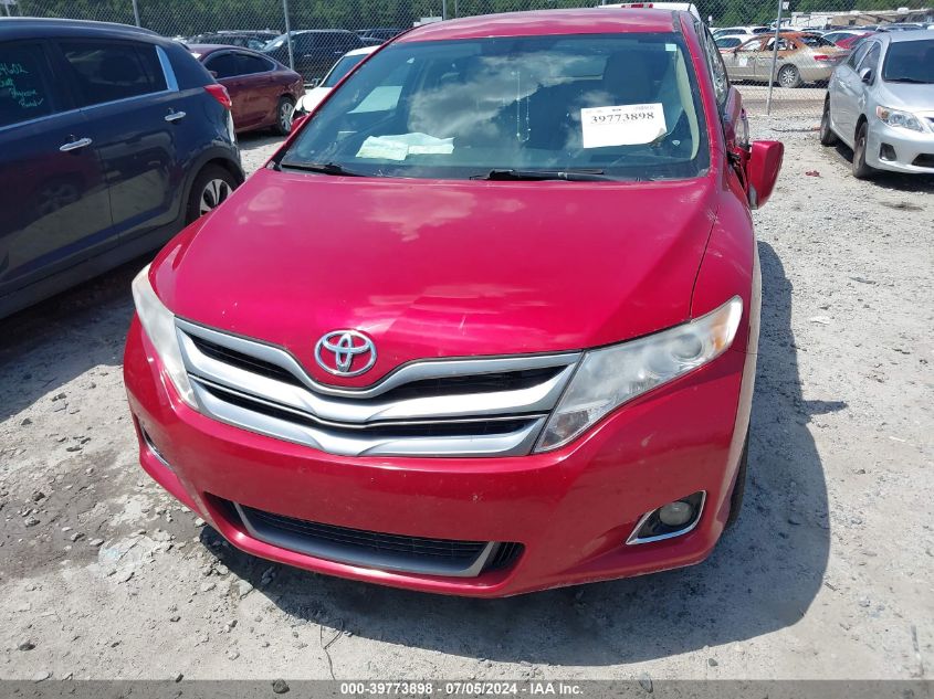 2013 Toyota Venza Xle V6 VIN: 4T3ZK3BB5DU062481 Lot: 39773898