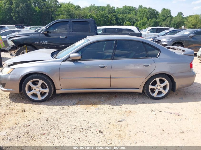 2008 Subaru Legacy 2.5I VIN: 4S3BL616186223825 Lot: 39773916
