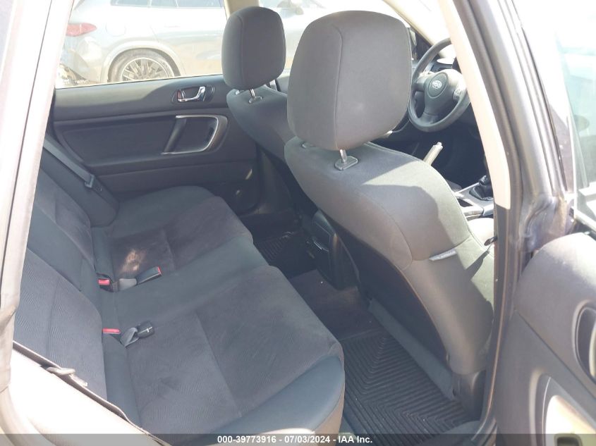 2008 Subaru Legacy 2.5I VIN: 4S3BL616186223825 Lot: 39773916