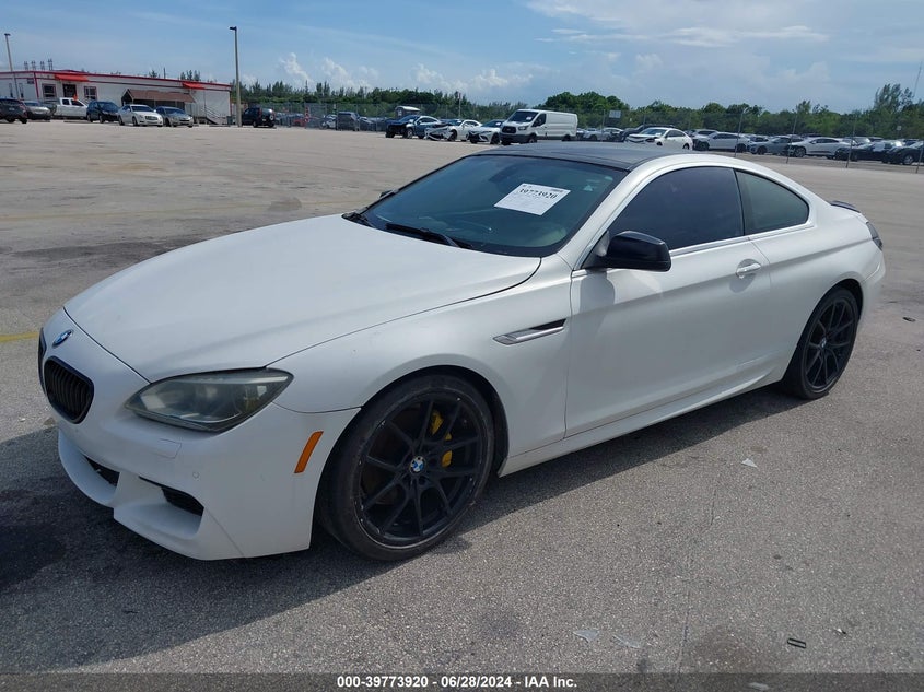 2012 BMW 650I VIN: WBALX3C5XCDV77677 Lot: 39773920