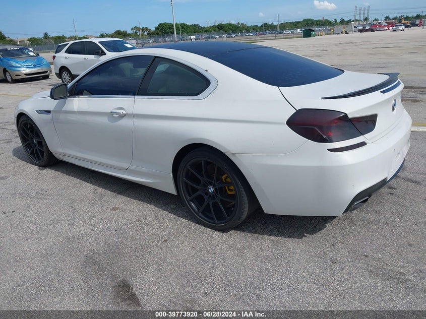 2012 BMW 650I VIN: WBALX3C5XCDV77677 Lot: 39773920