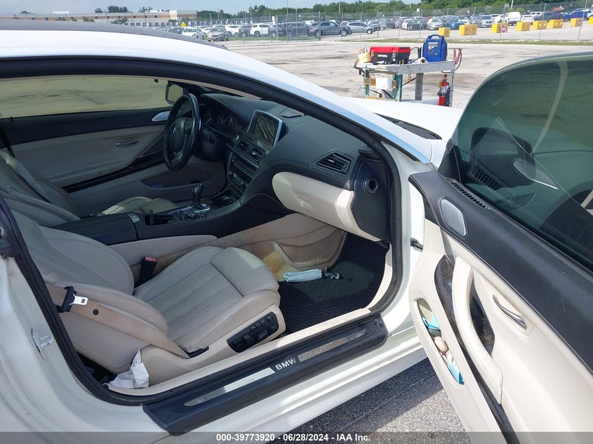 2012 BMW 650I VIN: WBALX3C5XCDV77677 Lot: 39773920