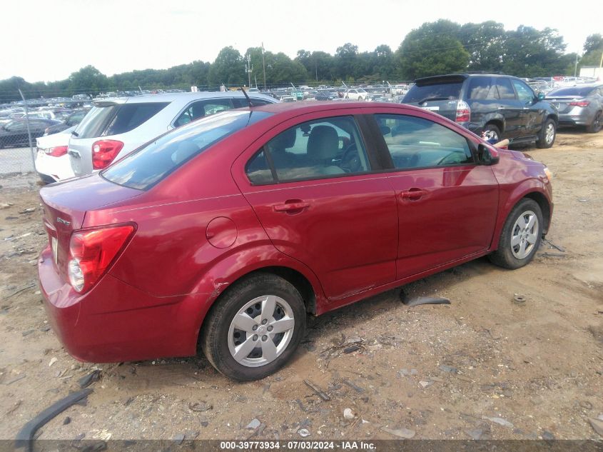 2013 Chevrolet Sonic Ls Auto VIN: 1G1JA5SG3D4185631 Lot: 39773934