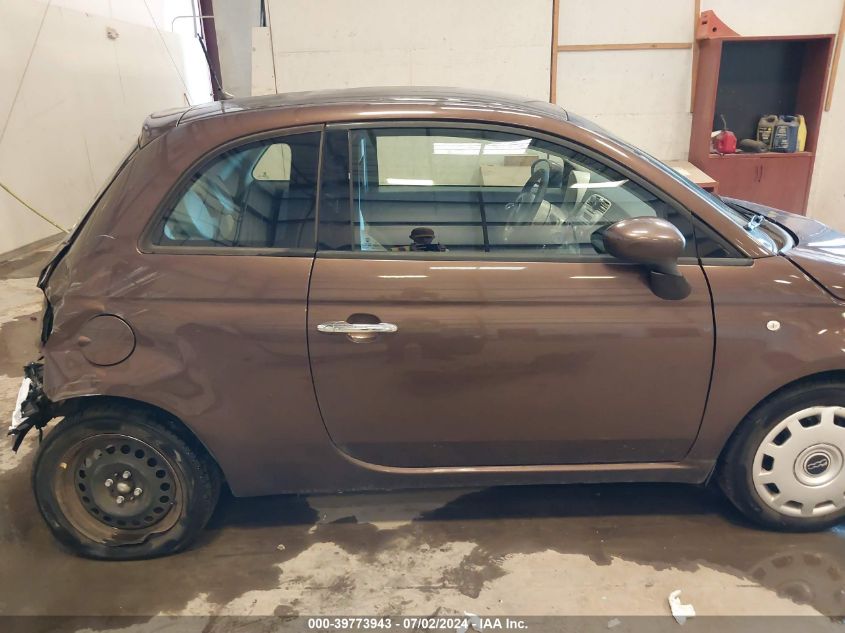 2014 Fiat 500 Pop VIN: 3C3CFFAR7ET293986 Lot: 39773943