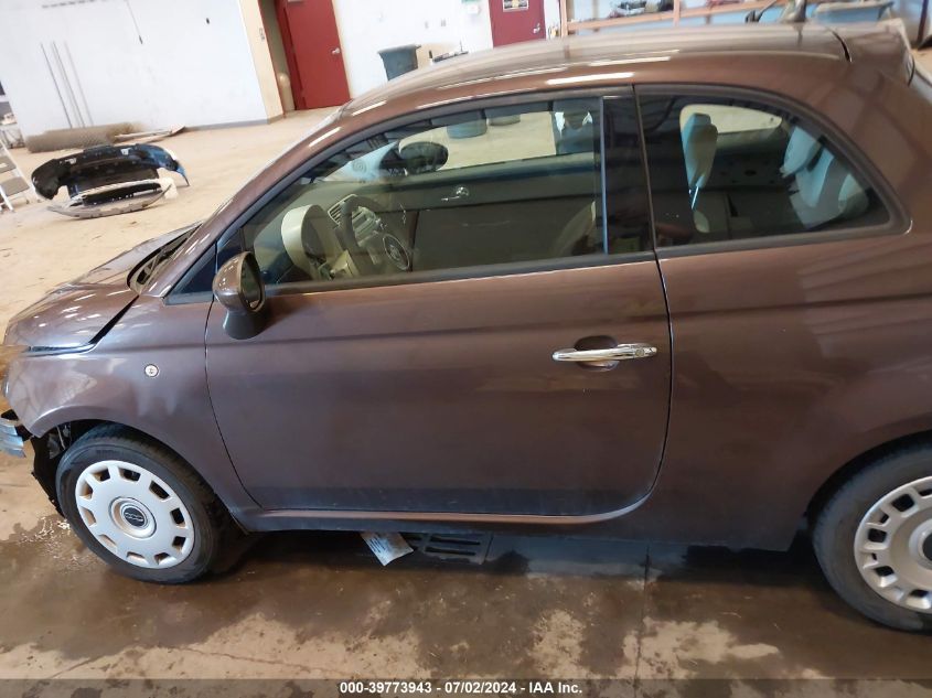 2014 Fiat 500 Pop VIN: 3C3CFFAR7ET293986 Lot: 39773943