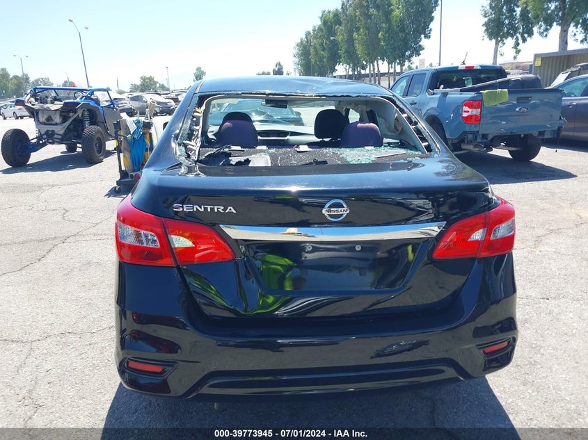 2018 Nissan Sentra S VIN: 3N1AB7AP6JY223737 Lot: 39773945