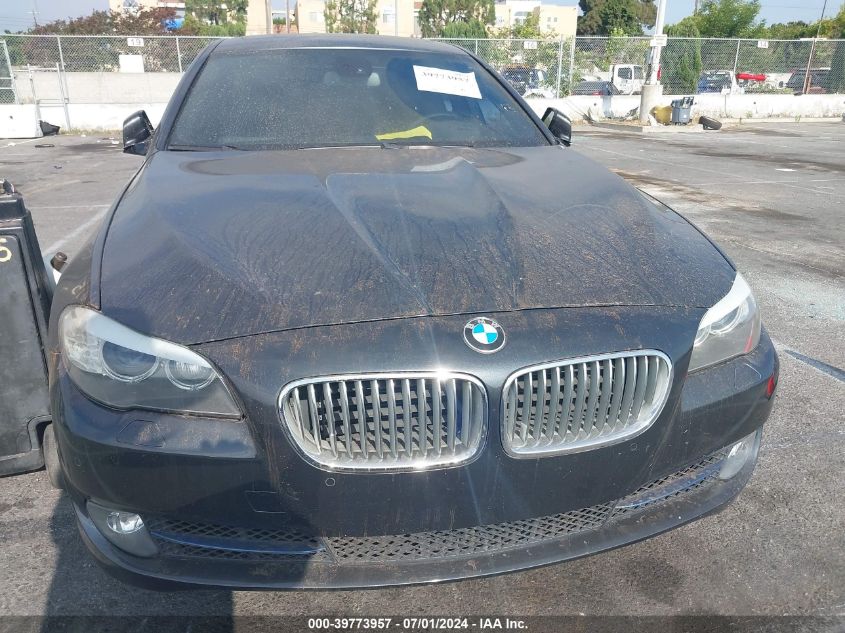 2012 BMW 550I VIN: WBAFR9C5XCDV58623 Lot: 39773957