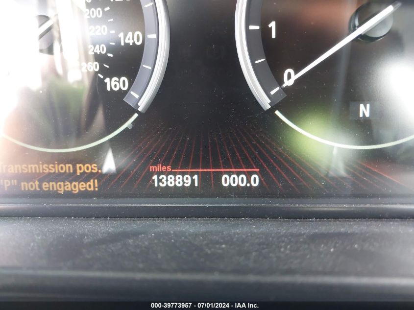 2012 BMW 550I VIN: WBAFR9C5XCDV58623 Lot: 39773957