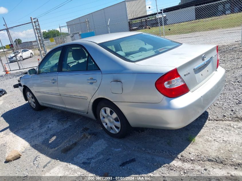 4T1BE30K42U620614 | 2002 TOYOTA CAMRY