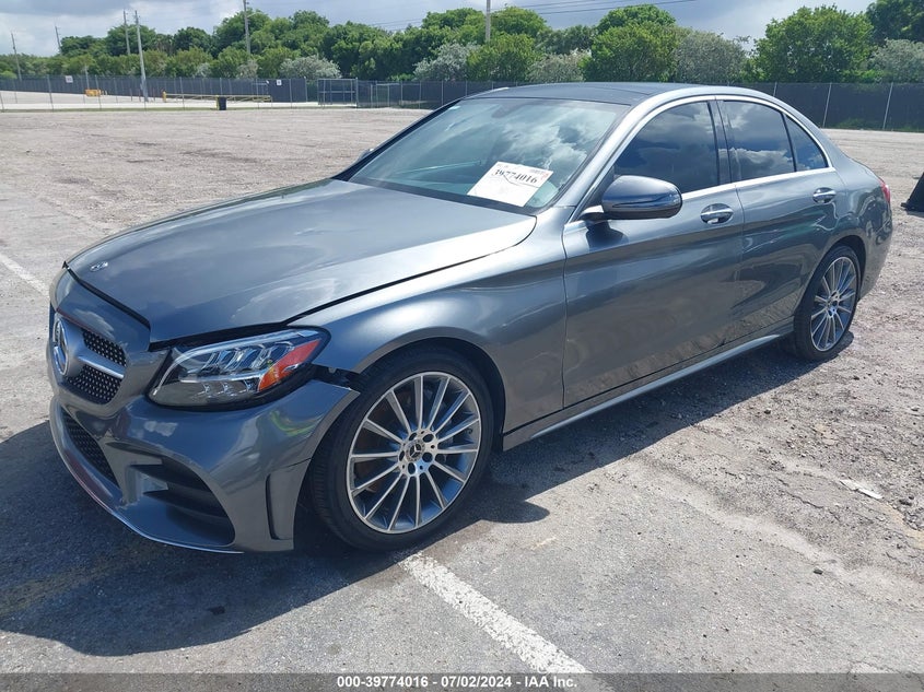 VIN 55SWF8EB3KU285183 2019 MERCEDES-BENZ C 300 4MATIC