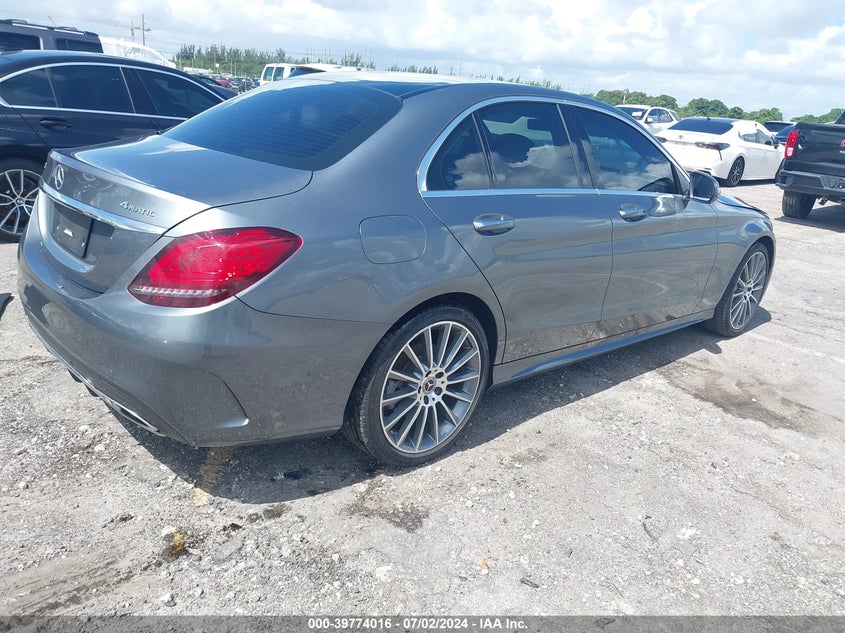 VIN 55SWF8EB3KU285183 2019 MERCEDES-BENZ C 300 4MATIC