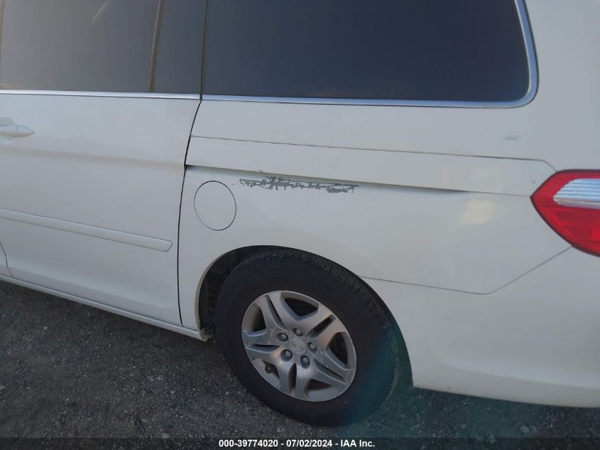 2007 Honda Odyssey Ex VIN: 5FNRL38477B098687 Lot: 39774020