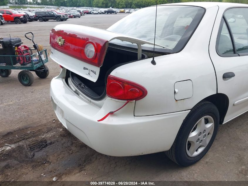 2004 Chevrolet Cavalier VIN: 1G1JC52F347346866 Lot: 39774028