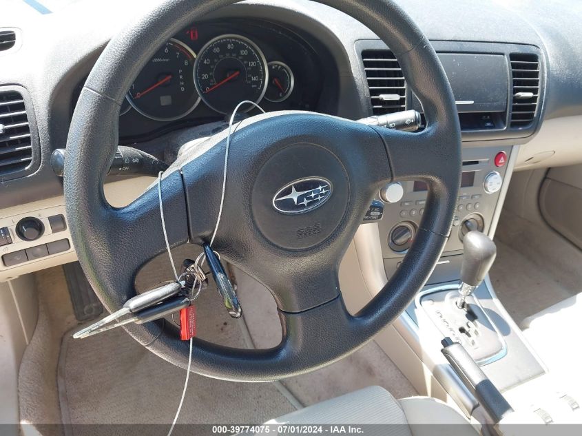 2007 Subaru Outback 2.5I VIN: 4S4BP61C677339505 Lot: 39774075