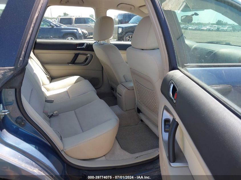 2007 Subaru Outback 2.5I VIN: 4S4BP61C677339505 Lot: 39774075