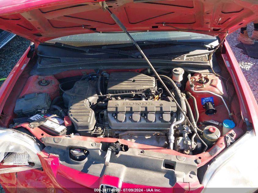 2003 Honda Civic Dx VIN: 1HGEM22283L056406 Lot: 39774093