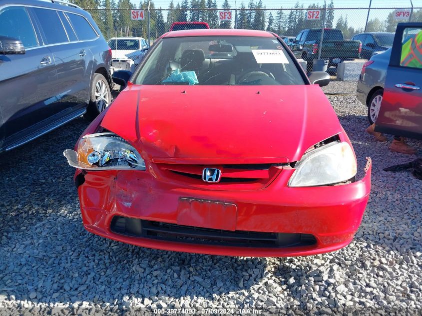 2003 Honda Civic Dx VIN: 1HGEM22283L056406 Lot: 39774093