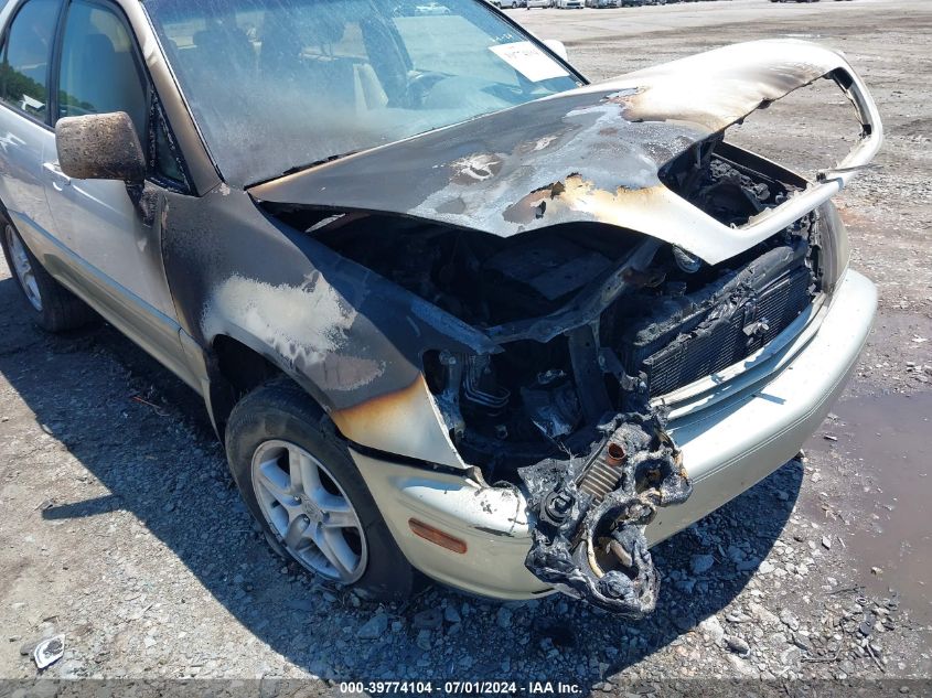 1999 Lexus Rx 300 VIN: JT6GF10U7X0013187 Lot: 39774104