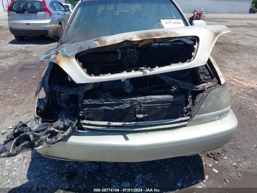 1999 Lexus Rx 300 VIN: JT6GF10U7X0013187 Lot: 39774104