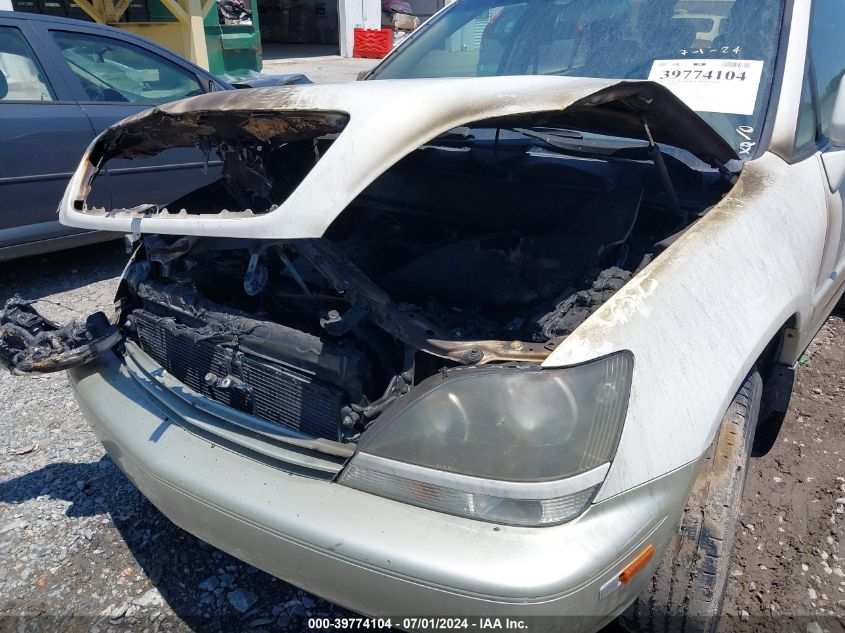 1999 Lexus Rx 300 VIN: JT6GF10U7X0013187 Lot: 39774104