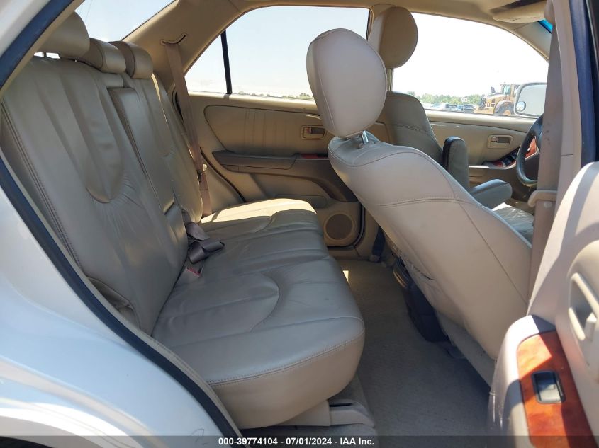 1999 Lexus Rx 300 VIN: JT6GF10U7X0013187 Lot: 39774104