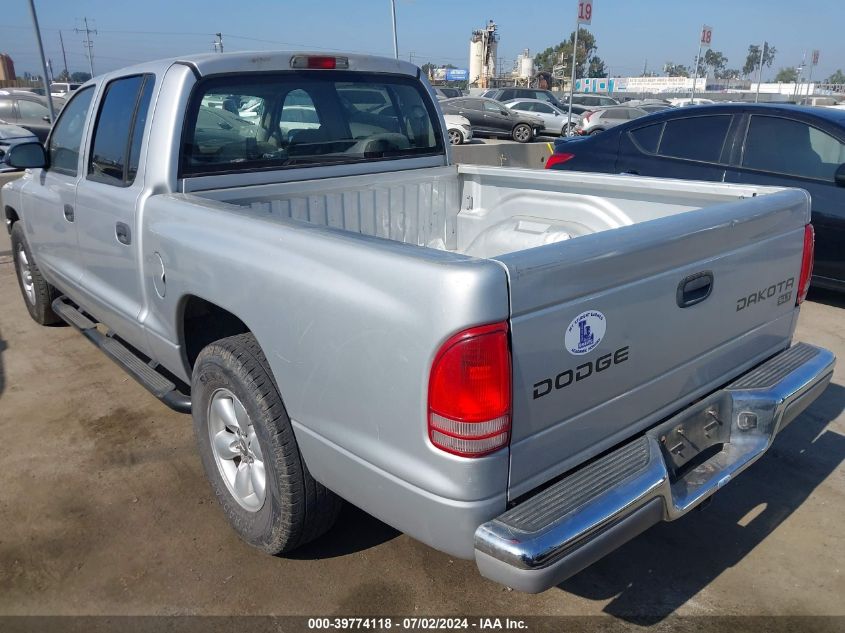 2004 Dodge Dakota Quad Slt VIN: 1D7HL48N94S781070 Lot: 39774118