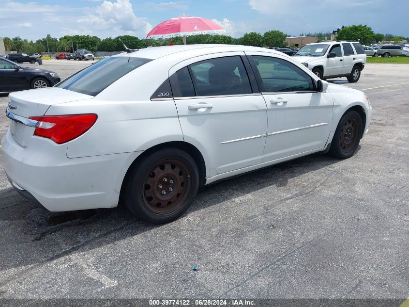 1C3CCBAB5CN240883 | 2012 CHRYSLER 200