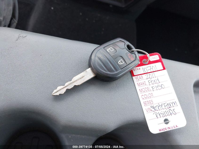 2011 Ford F-150 Xlt VIN: 1FTFW1CF4BFD09937 Lot: 39774135