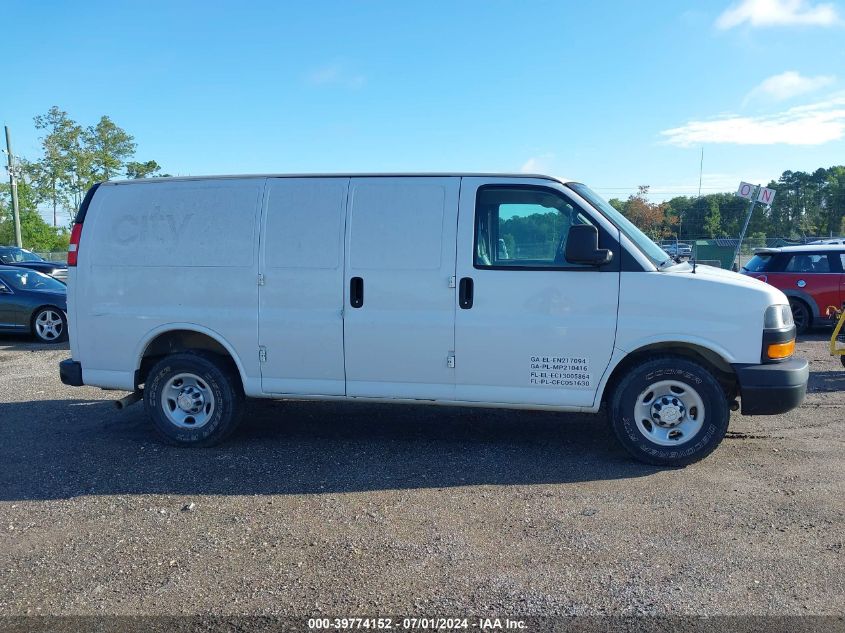 2018 Chevrolet Express 2500 Work Van VIN: 1GCWGAFG8J1283579 Lot: 39774152